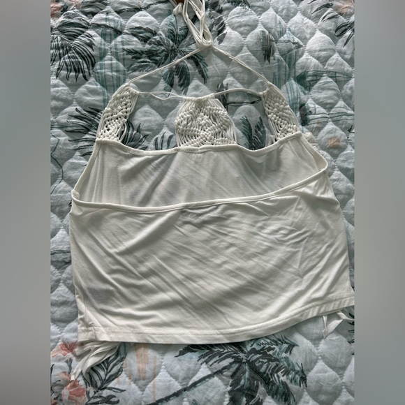 POL White Boho Festival Top- Size Womens M - Picture 3 of 6